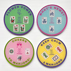 Mahjong NFC Interactive Acrylic Coasters