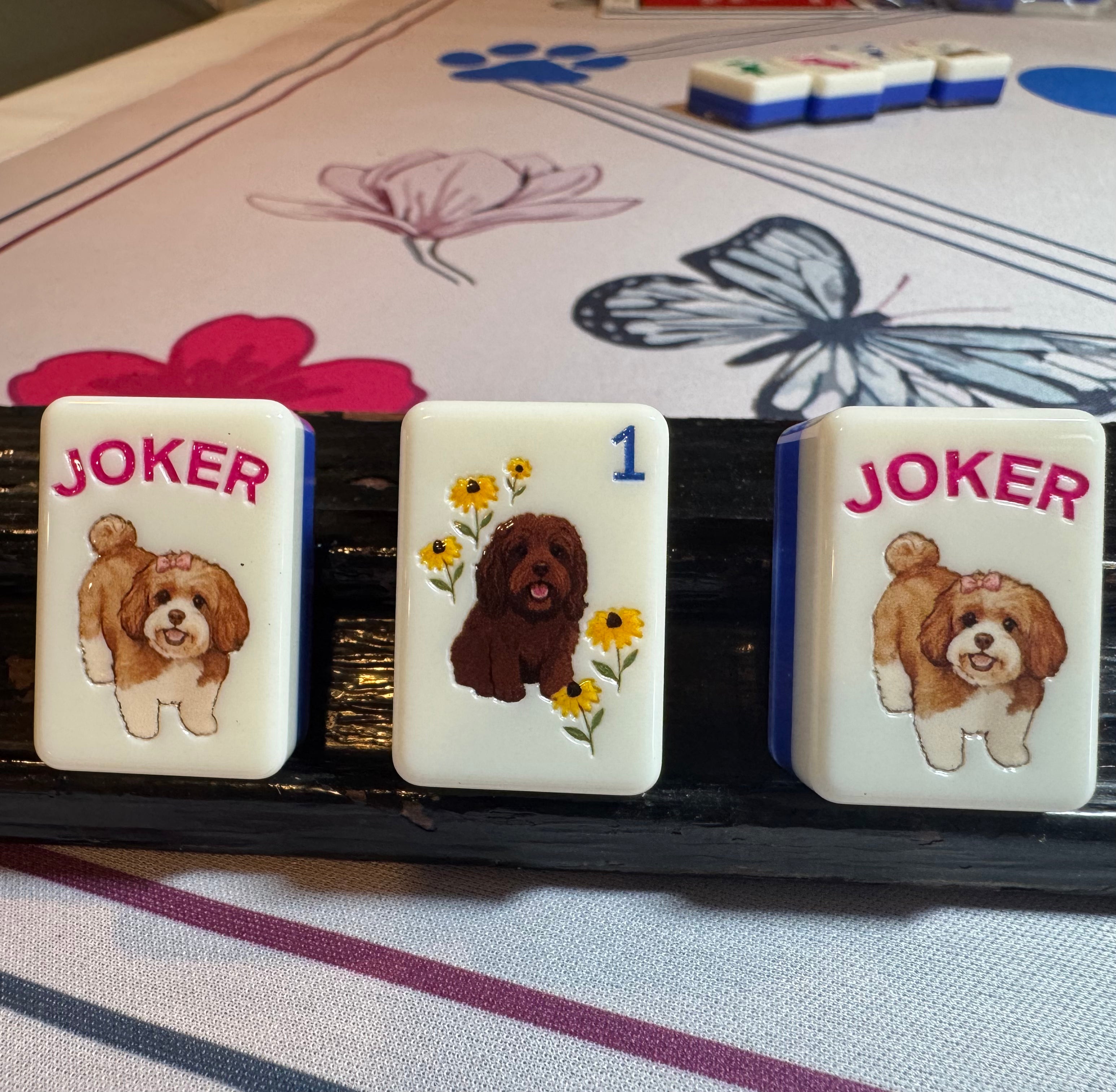 Dog Days of Summer American Mahjong Tile Set (Pre-Order)